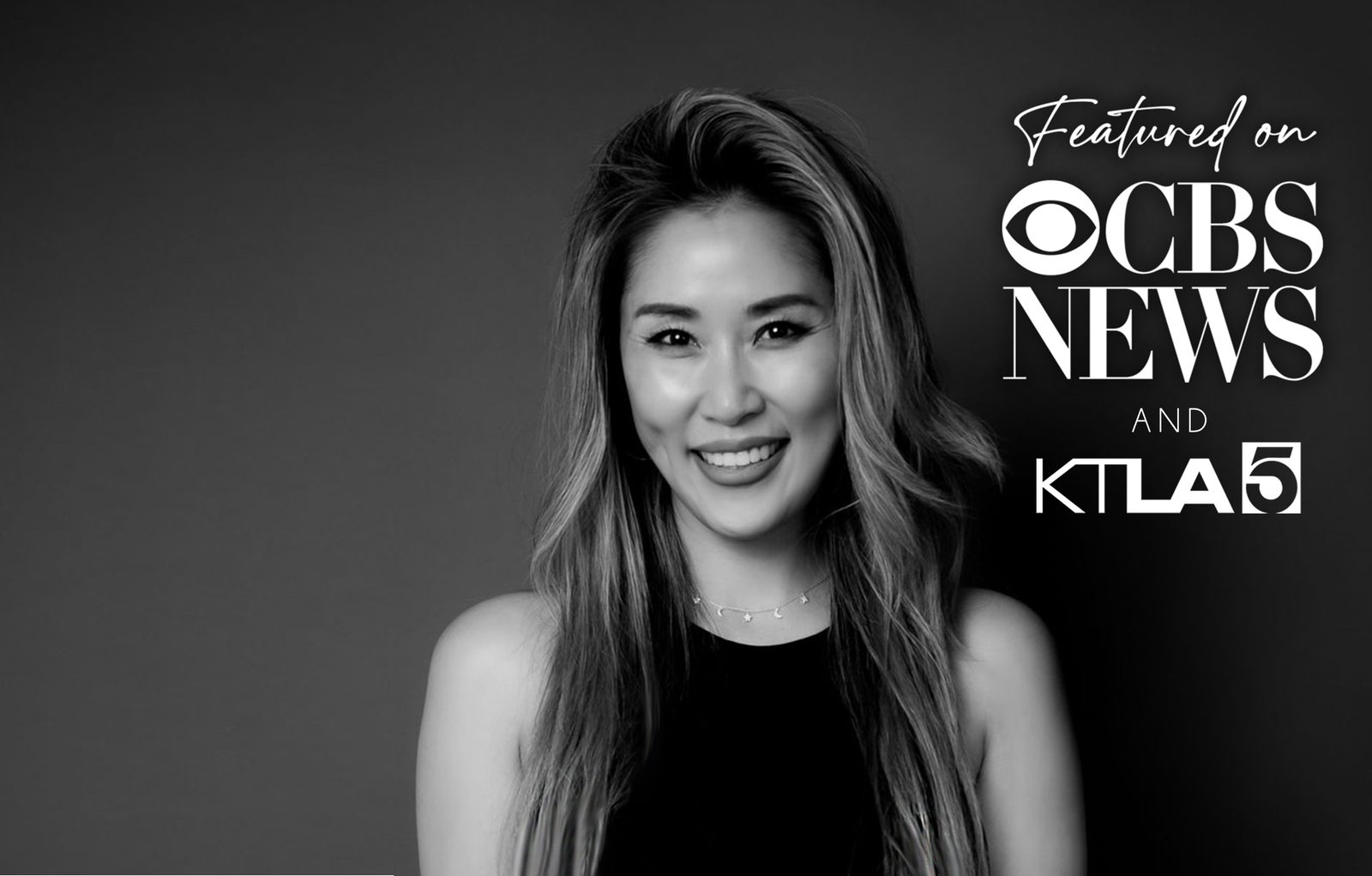 Gina Lee featured in a CBS News and KTLA 5 television segment